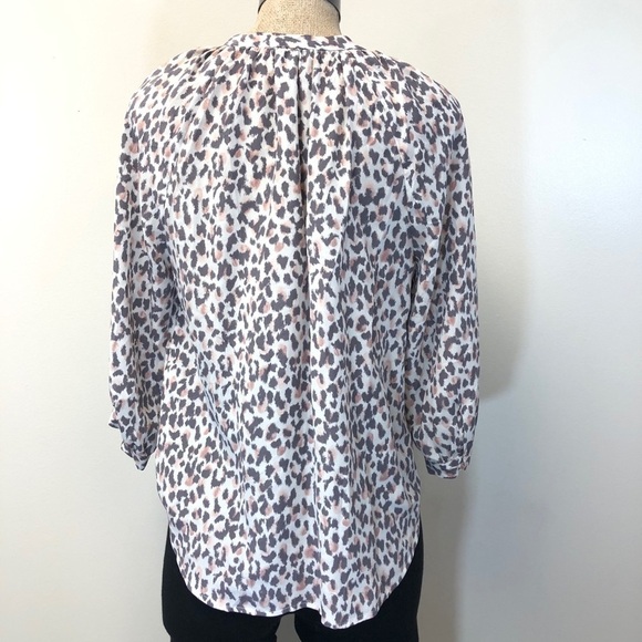 Joie madera animal print silk blouse - Picture 3 of 7